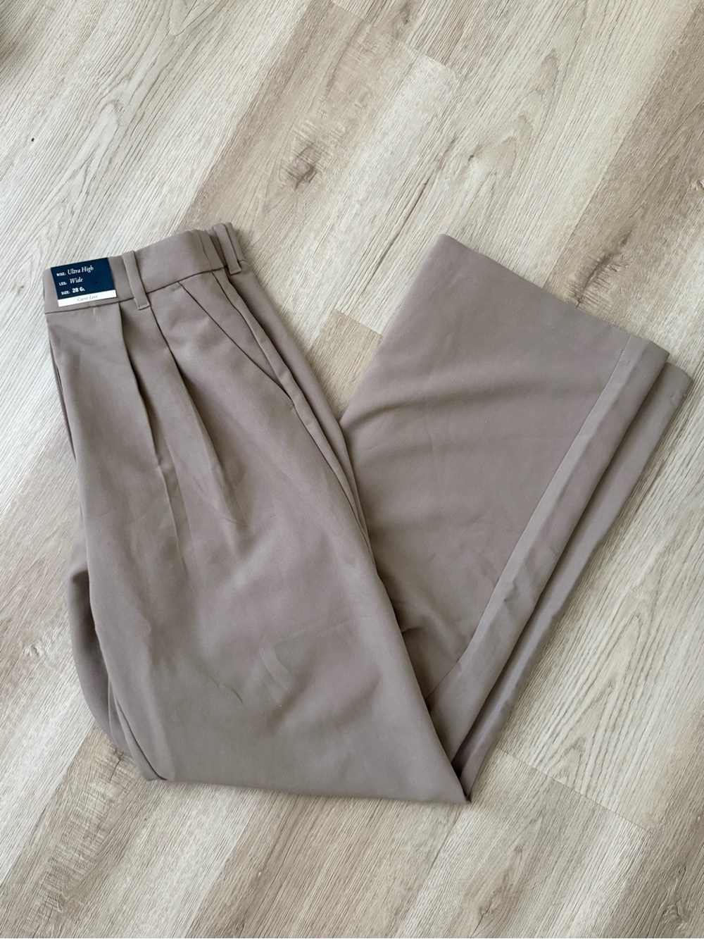 NWT A&F Sloane Tailored Wide Leg Pant Curve Love